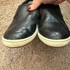 Taos Footwear Black Perforated Flats